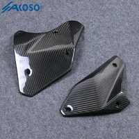 AKOSO Protection latérale complète du moteur en fibre de carbone sèche 3K pour Kawasaki Ninja H2 H2R 2015-2026