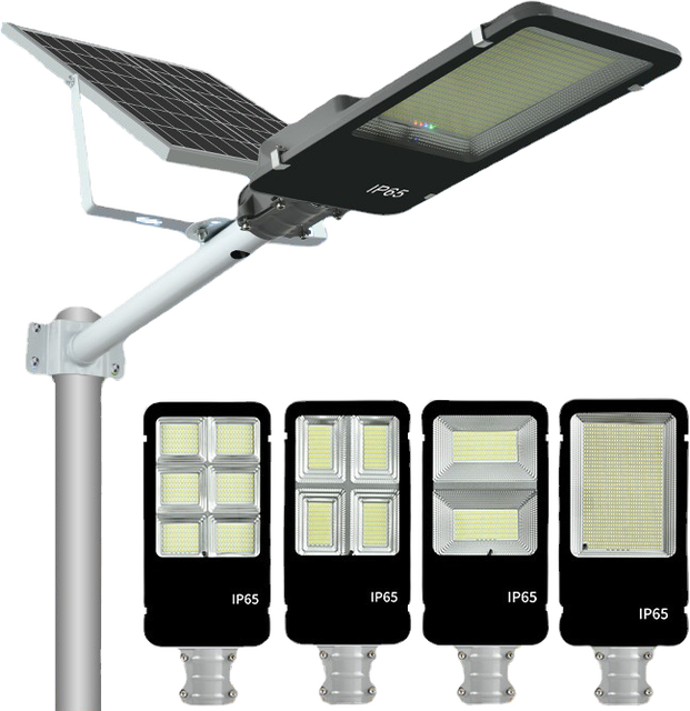 Outdoor Waterproof 50W 60W 100W 150W 200W 300W Lampadaire Solaire Split Lighting LED Solar Powered Street Lights for Garden