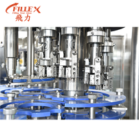 Machine de remplissage à chaud automatique pour jus d'orange, boissons énergisantes, bouteilles en verre et PET – Équipement d'embouteillage monobloc avec rinçage, remplissage et capsulage