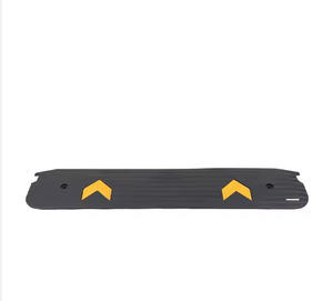 الجملة الثقيلة الصفراء رأس الطائرة خطوات المطاط كبح وسادة المنحدر لمنحدر رصف حاجز الباب لوقوف السيارات المنزلية - Product Image 3