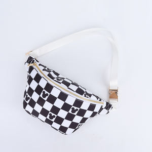 Bolsa de Cintura Personalizable con Diseño Impreso para Viajes, Bolsillo Interior con Cremallera, <span class=keywords><strong>Riñonera</strong></span> de Nailon Jumbo, Linda Bolsa Cruzada para Parque - Product Image 3