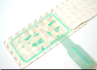 Membran Switch Keypad PCB Mounting Merek TianTaiSilicone untuk Peralatan Telekomunikasi, Keyboard Polyester PET