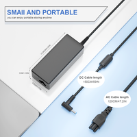 Adaptateur de chargeur pour ordinateur portable 65W 19.5V 3.33A 4.5mm*3.0mm Chargeur universel pour ordinateur portable HP avec prise US/UK/EU/AU