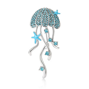 Broche Méduse de Luxe Personnalisée avec Placage Or pour Femme - Cadeau Idéal pour Fêtes et Mariages - Product Image 2