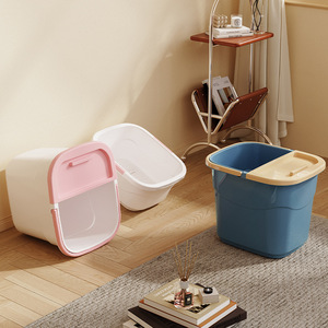 Foot Bath Tub Thickened Plastic Adult Size Calf Length Durable Massage Basin - Product Image 1