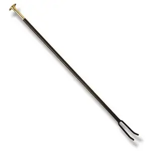 Wholesale Black Steel Long Outdoor Campfire Blow Fireplace Poker Accessories Tool