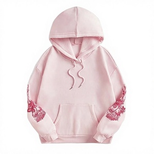 เสื้อฮู้ดซิปปักลายผ้าฝ้าย 100% คุณภาพสูง ซักด้วยกรด เป็นมิตรต่อสิ่งแวดล้อม ทรงโอเวอร์ไซส์ ไม่หด ไม่เป็นขุย สำหรับผู้ชาย ไม่มีเชือกผูก - Product Image 2