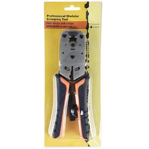 <span class=keywords><strong>Pince</strong></span> à fil en alliage de zinc à tête en cristal 8P, coupe, dénudage et pressage de fil sans effort, à usage unique - Product Image 6