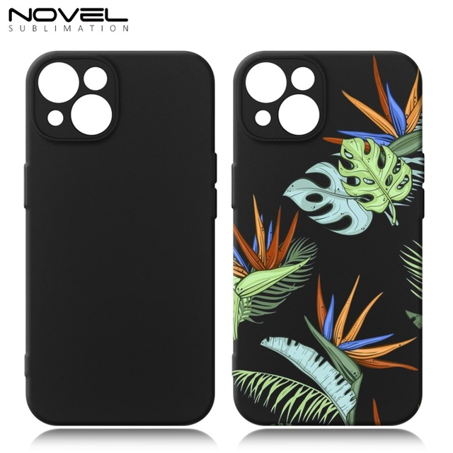 New Arrival UV Printing Liquid Silicone Black Phone Case for 16/15/14 Series Shockproof & Waterproof Luxury Design