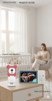 Moniteur vidéo pour bébé KT-3112S OEM en gros, prix d'usine, communication bidirectionnelle, capteur de température, système de surveillance du nouveau-né