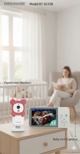 กล้องวงจรปิดสำหรับเด็ก KT-3112S OEM ขายส่งจากโรงงาน ราคาโรงงาน ระบบสื่อสารสองทาง พร้อมเซ็นเซอร์วัดอุณหภูมิ ระบบตรวจสอบทารกแรกเกิด - Product Image 6