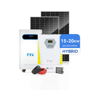 Thương mại lai năng lượng mặt trời hệ thống điện 15KW 20kW 25kw năng lượng lưu trữ pin Lithium Ion MPPT điều khiển tinh khiết Sine Wave Inverter - Product Image 1