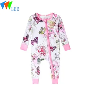 Hot sales ECO friendly high quality baby bamboo baby sleepsuit baby bamboo clothing