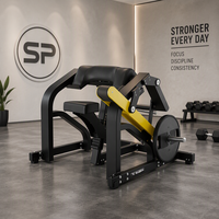 Machine professionnelle SP pour curls biceps et extensions triceps, à charge libre, en acier, pour exercices assis, équipement de musculation pour biceps
