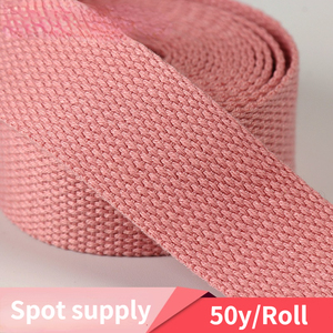 Цветной полиэфирный хлопчатобумажный холщовый ремешок для сумки с бусинами для одежды обуви для сумки - Product Image 6