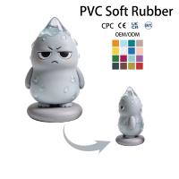Figurine en vinyle souple PVC multicolore sans MOQ, effet goutte de pierre