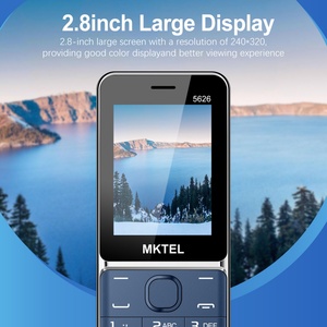Teléfono Celular MKTEL 5626 de Alta Calidad con Teclado Delgado de 2.8 Pulgadas, Teléfono para Personas Mayores con Doble SIM 2G, Pantalla LCD, Función GSM - Product Image 5