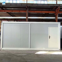 Maisons préfabriquées en conteneurs mobiles personnalisées en usine avec toilettes, maison en conteneur en kit