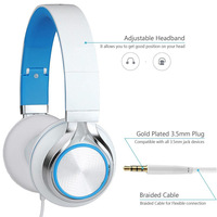 Casque d'écoute filaire avec interface 3.5mm pour ordinateur portable et tablette Casque d'écoute de jeu filaire à motif CD