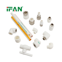 IFAN Raccords de tuyauterie PPR fiables, coudes, tés, 20-110MM, matériaux de plomberie, raccords de tuyauterie PPR et machine