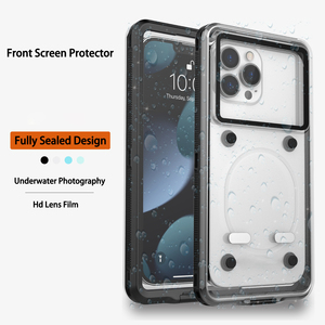 Étui de protection universel pour téléphone portable, étanche IP68, <span class=keywords><strong>incassable</strong></span>, résistant aux chocs, pour utilisation sous l'eau - Product Image 5