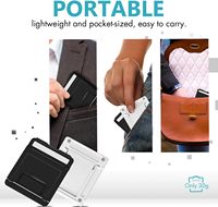 Support de téléphone portable extensible, support de tablette, support de téléphone portable réglable, pliable, multi-angles, portable, support de poche en ABS