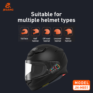 Casque intelligent Jeqang JH-M851 avec Bluetooth 5.4, autonomie de 40 heures, éclairage LED, prend en charge les appels, la radio, le microphone, le sport, ANC dynamique - Product Image 3