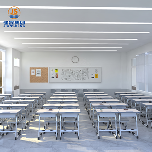 Escritorio y Silla Escolar Individual Ajustable al por Mayor para Aula - Product Image 3