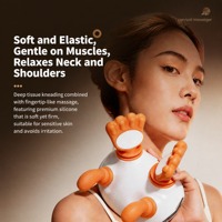 Masseur chauffant rechargeable pour le cou et les épaules, massage profond des tissus, machine de massage Shiatsu, cadeau pour adultes