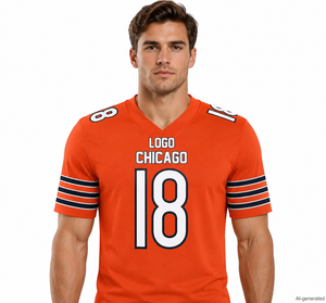 Jersey de Fútbol Americano de los Chicago Bears en Venta, con Logotipo Personalizado, Jersey Esencial para Fanáticos, Jersey de los Monsters of the Midway - Product Image 4