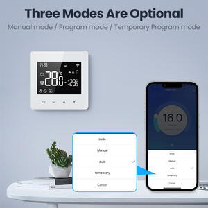 Thermostat intelligent WiFi <span class=keywords><strong>sans</strong></span> <span class=keywords><strong>fil</strong></span> Avatto WT198 programmable pour chaudière électrique et à <span class=keywords><strong>gaz</strong></span> - Product Image 4