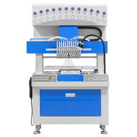 Machine d'injection de porte-clés en PVC souple liquide et goutte à goutte 3D en PVC de 12 couleurs 220V