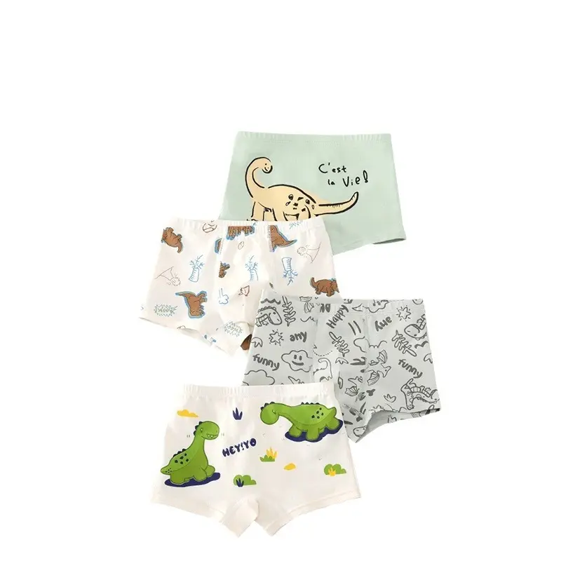 Immagini di cartoni animati biancheria intima da ragazzo con stampa in cotone biancheria intima comodi pantaloncini da bambino slip boxer