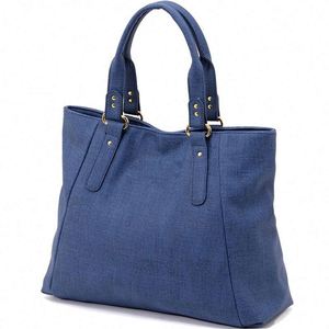 Fábrica BSCI, venta al por mayor de bolsos casuales para mujer con logotipo personalizado, bolsos de hombro a la moda, bolsos de mano de lujo para mujer, bolso tote para el trabajo. - Product Image 3