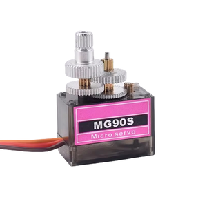 Servomoteur à engrenages métalliques MG90S de haute qualité, 9g, 180 degrés, 14g, moteur de direction pour avion RC à aile fixe, avion télécommandé - Product Image 3