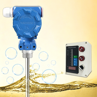 Transmetteur de niveau submersible 4-20 mA et alarme de niveau à sonde pour réservoirs de stockage d'eau, d'huile, de colle et de miel