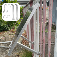 Crochets de fixation pour panneaux solaires en acier inoxydable SECARE et crochets pour tuiles de balcon pour l'installation de panneaux solaires Garantie 10 ans