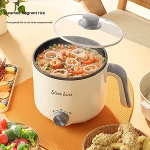 Cuisinière électrique multifonctionnelle 1.8L 110V/220V Mini Hot Pot Ménage Auto-Thermostat Contrôle Mécanique Verre Nouilles Cuisson - Product Image 3
