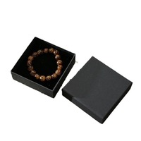 Boîte à bijoux rigide personnalisée de luxe moderne et écologique pour la Saint-Valentin, avec logo personnalisé et pelliculage mat en papier recyclable