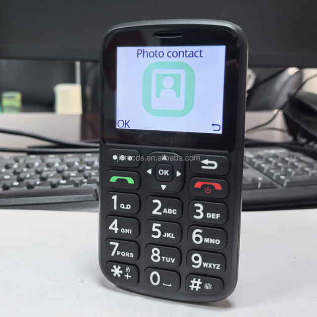 ODM Customize Best SOS Big Font Letter Dual SIM Card 4G Senior Elderly Phone with Spanish/German Support