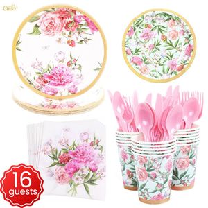 Vaisselle et décorations de style hawaïen moderne pour le Nouvel An fournitures de thé de jardin rondes en gros pour les fêtes du Nouvel An - Product Image 1