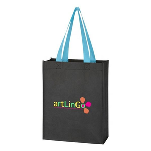 Promotional Eco-Friendly Non-Woven Die Cut Handle Gift <b>Bag</b> for Shopping <b>Tote</b> <b>Bag</b> Colorful Handle with Logo Advertising Gift <b>Bag</b> - Product Image 4