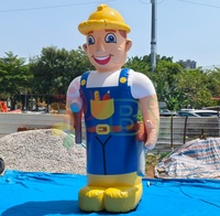 Fournisseur professionnel Personnalisé Holland Cartoon Gonflable Muscle Man Abraham Ballon