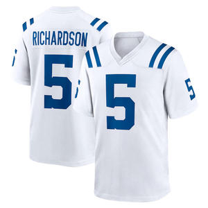 Maillot de football personnalisé brodé des Colts d'Indianapolis # 84 Warren # 17 Jones # 28 Taylor Men 100% Polyester Col en V Vente en gros Rapide - Product Image 2