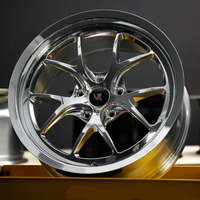 Jantes en alliage forgé sur mesure VeroX Monoblock 6061-T6, design concave argenté, 18-24 pouces, 5x112 5x114.3 5x120 pour Mercedes Audi