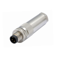 Connecteur circulaire étanche IP67 M12/M8/M5/M6/M9/M16/M23 4 broches D-Code pour câble Ethernet industriel