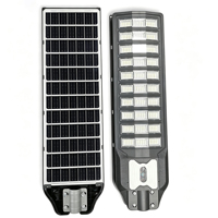 Lampadaire Solaire à Capteur de 200W, 600W, 900W, 1000W, 1200W, en Aluminium, Télécommande, Étanche, Alimenté par Énergie Solaire, pour Extérieur