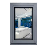 Ventanas y Puertas de Fábrica, Ventanas Abatibles Personalizadas, Ventanas Abatibles de Aluminio con Rotura de Puente Térmico, Impermeables y Acústicas para Hogares Modernos