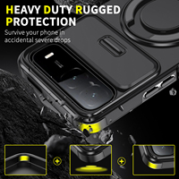 Étui de téléphone portable avec support magnétique pour Infinix Hot 60i 5G, antichoc avec support, coque arrière pour Tecno Spark Go 5G Smart 10 PLUS