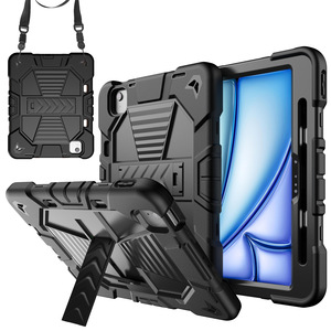 เคสกันกระแทกสำหรับ iPad Air 6 ขนาด 11 นิ้ว แบบหนาพิเศษ 3-in-1 ป้องกันรอบด้าน พร้อมที่เก็บปากกาในตัวและขาตั้ง - Product Image 5